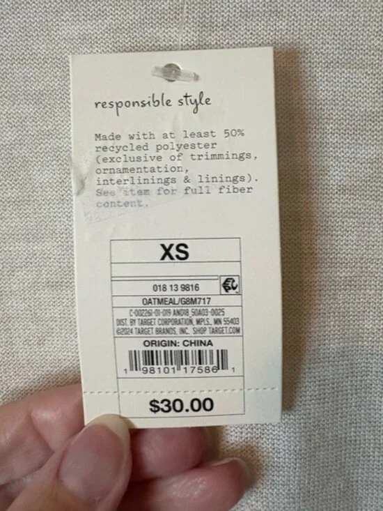 A New Day Oatmeal Long Sleeve Lightweight Duster Cardigan with Pockets - Picture 4 of 8